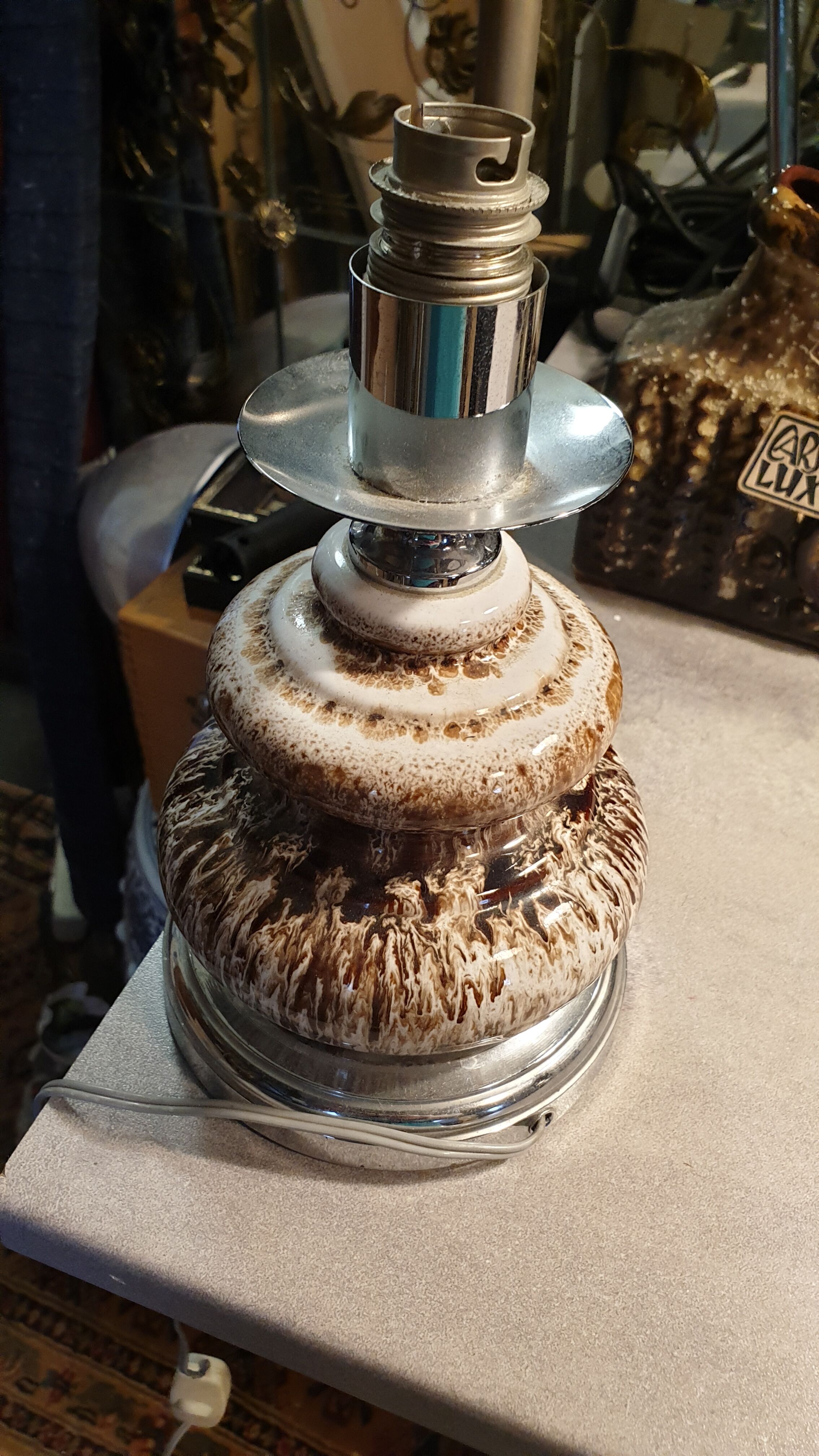 Seventies ceramic lamp