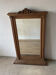 Miroir trumeau ancien en chêne
