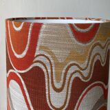 Résonance lampshade H87 D35 D25 - vintage fabric 1970's