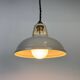 Vintage Industrial Beige Painted Ceiling Lamp, 2000s
