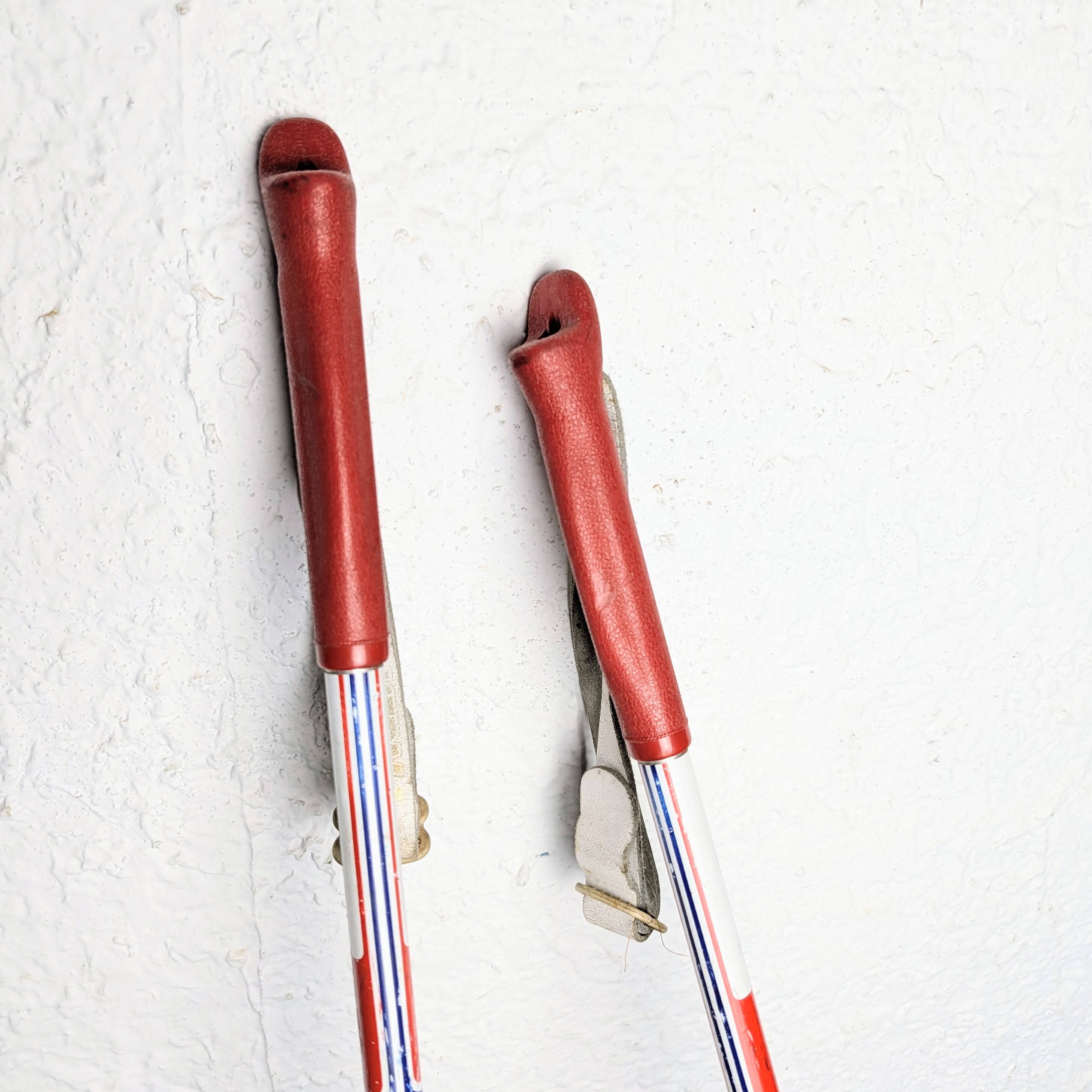 Vintage ski poles