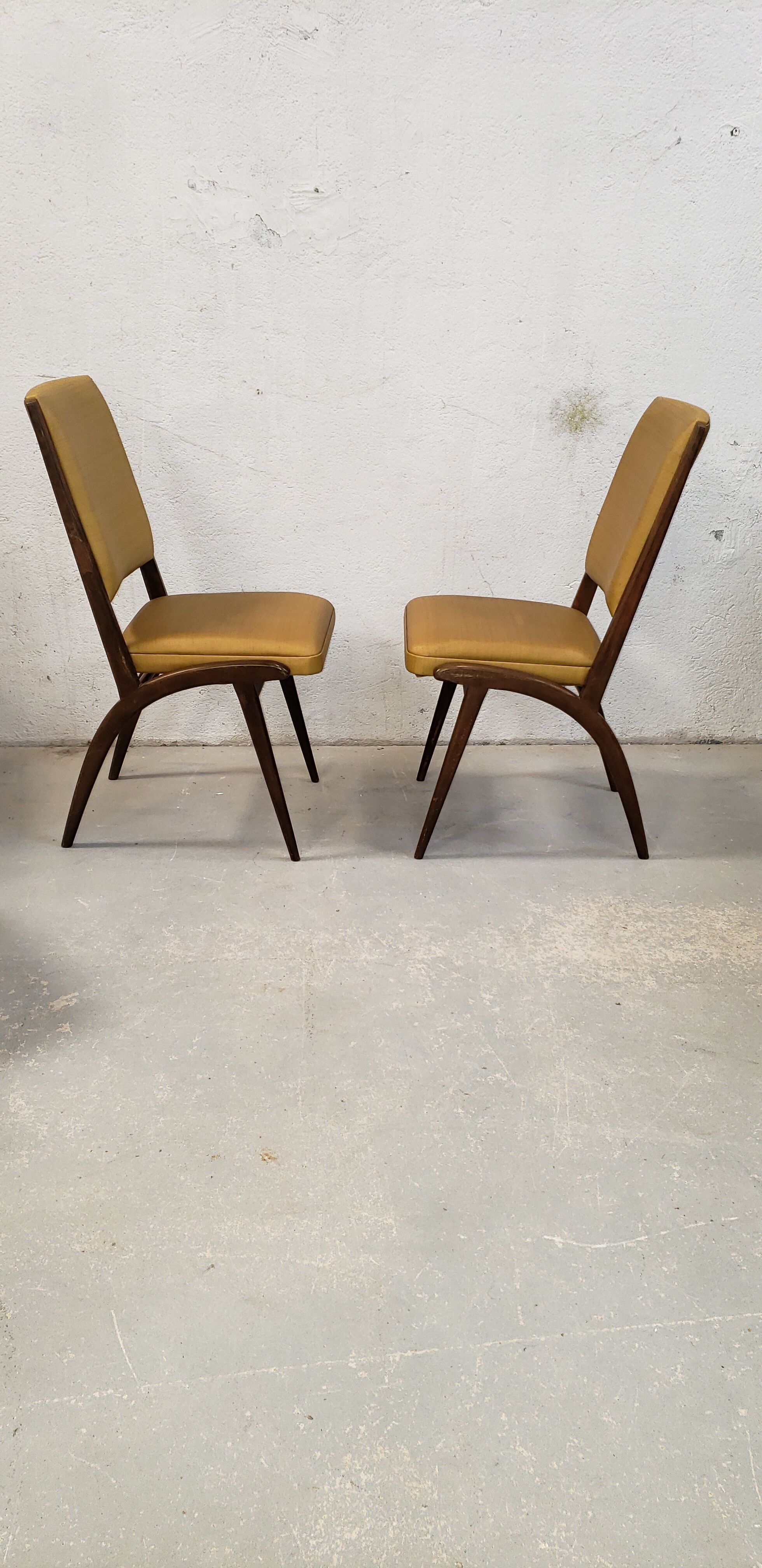 Set de 6 chaises scandinave vintage années 50/60