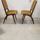Set de 6 chaises scandinave vintage années 50/60