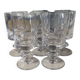 Ensemble de 8 verres à eau Saint Louis Baccarat Diabolo