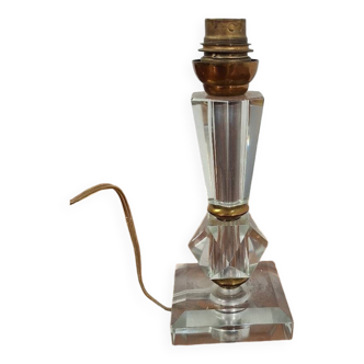 Cut glass lamp base from the 40s