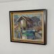 Swedish Oil on Canvas – “Lakeside Hut” by EVERT GRYNNING