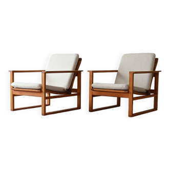Pair of vintage Börge Mogensen armchairs