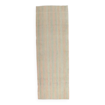 Tapis kilim en laine tissé à la main turc 103x303