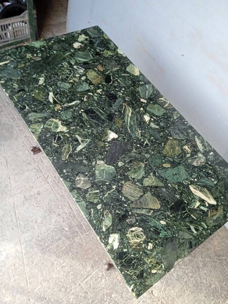 Marble bistro table 110cm