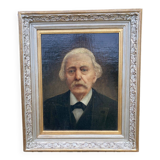 Old portrait - man with white mustache