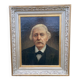 Old portrait - man with white mustache