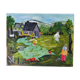 Naive Gouache by Jeanne Garnier 1919