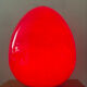 Flos red glass egg floor lamp 90s design