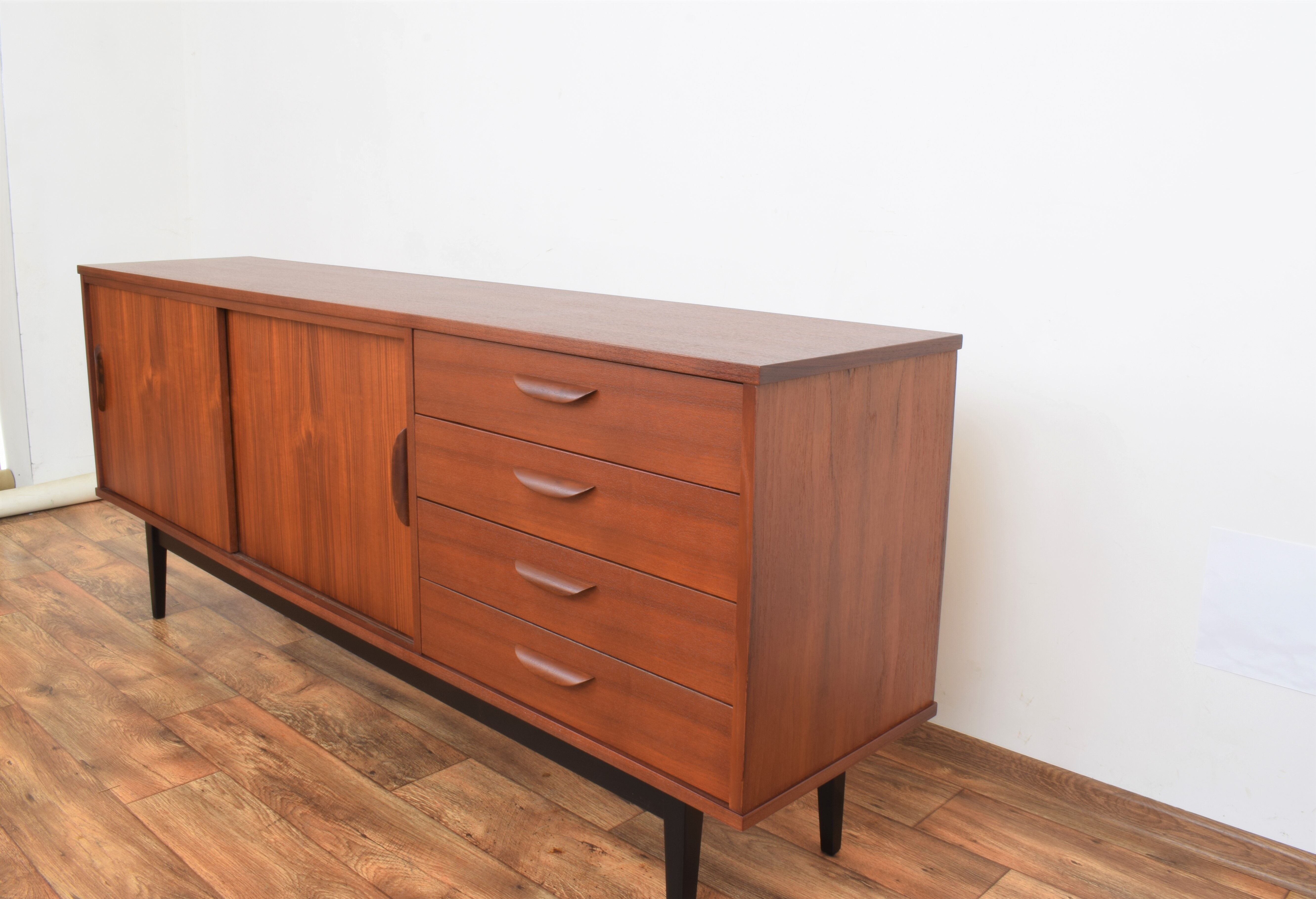 Mid-Century German Teak Sideboard, 1960s.