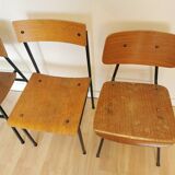 Vintage Stol Kamnik Wooden Dining Chairs - 1970s Yugoslavia - Set of 4