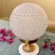Art Deco lamp from the 1930s with a floral globe.