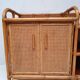 Buffet vintage  cannage rotin et bois