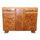 Low vintage Mado style Parisian sideboard 3 doors 2 drawers