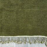 Handwoven Moroccan artisanal carpet