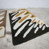 Pair of handmade 1970s wool bedspreads