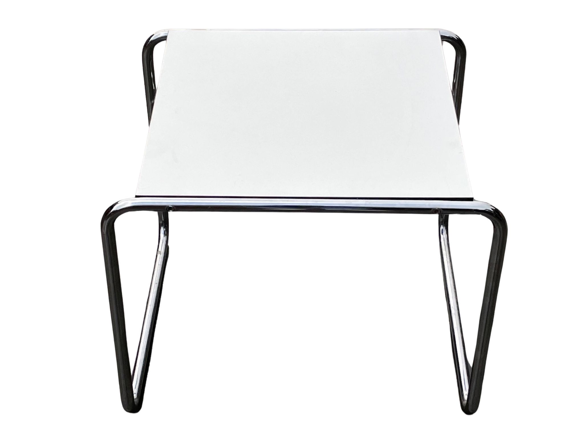 Table basse vintage Gavina "Laccio", design Marcel Breuer 1970