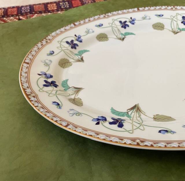 Oval dish, Haviland, Impétarice Eugénie