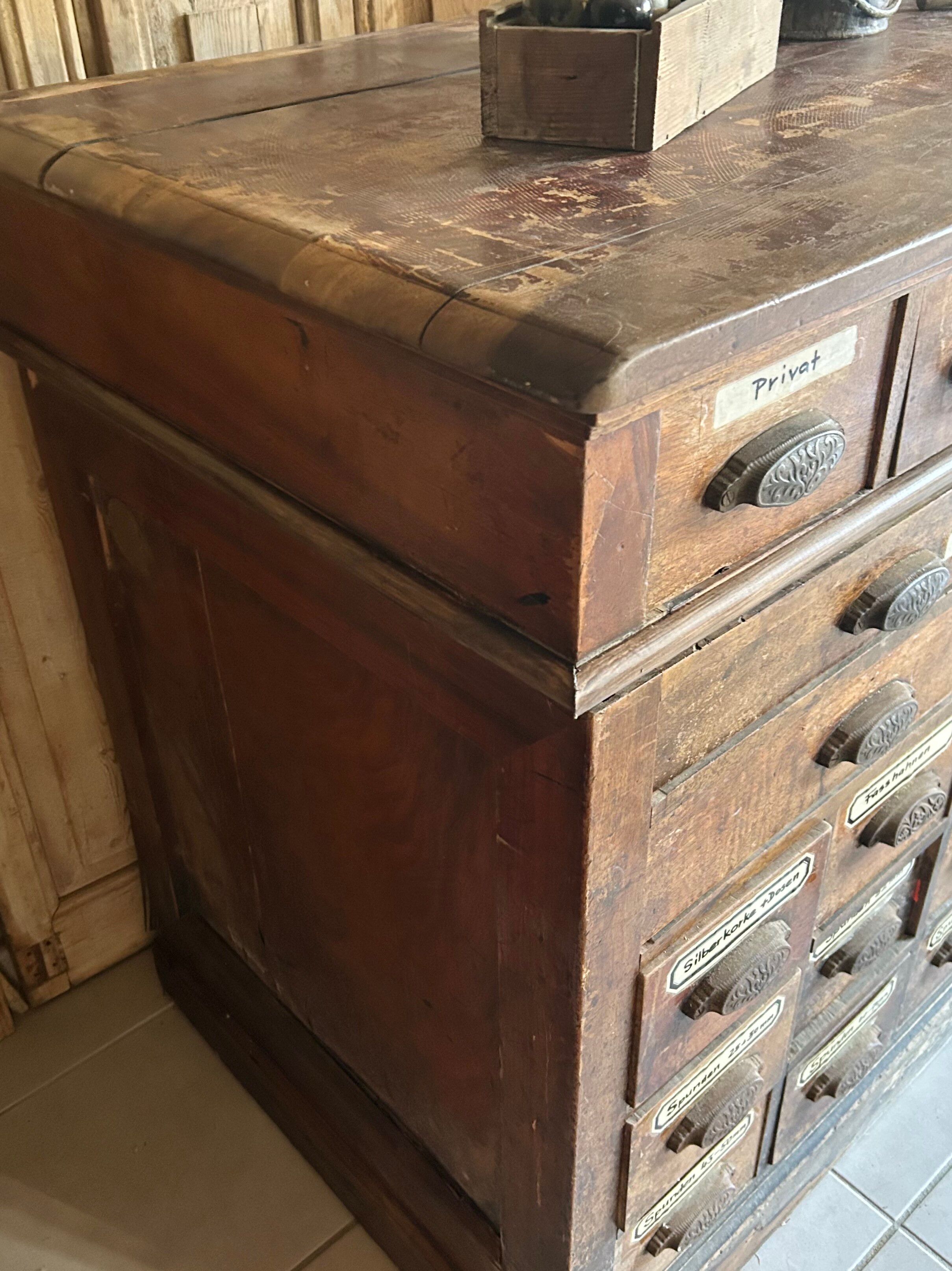 Exceptional authentic antique piece of furniture.