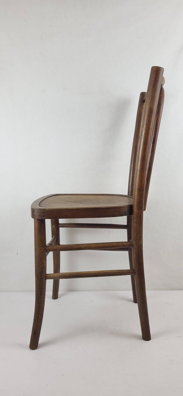 Chaise bistrot en bois courbé