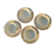 Opaque porcelain cups Gien early 21st century