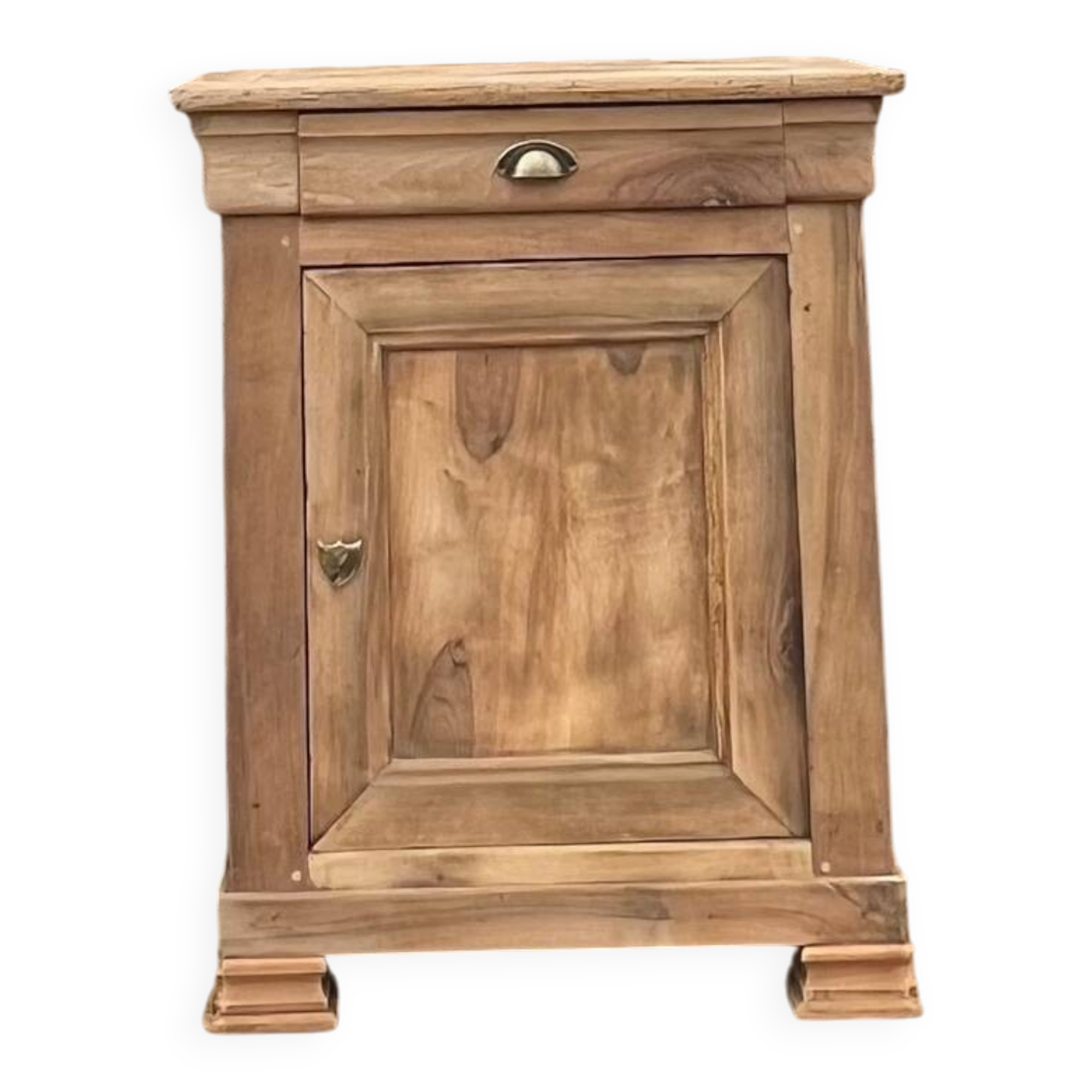 Antique solid wood confiturier with 1 drawer.