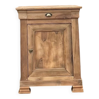 Antique solid wood confiturier with 1 drawer.