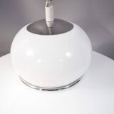 Giant Guzzini plexi and chrome pendant light