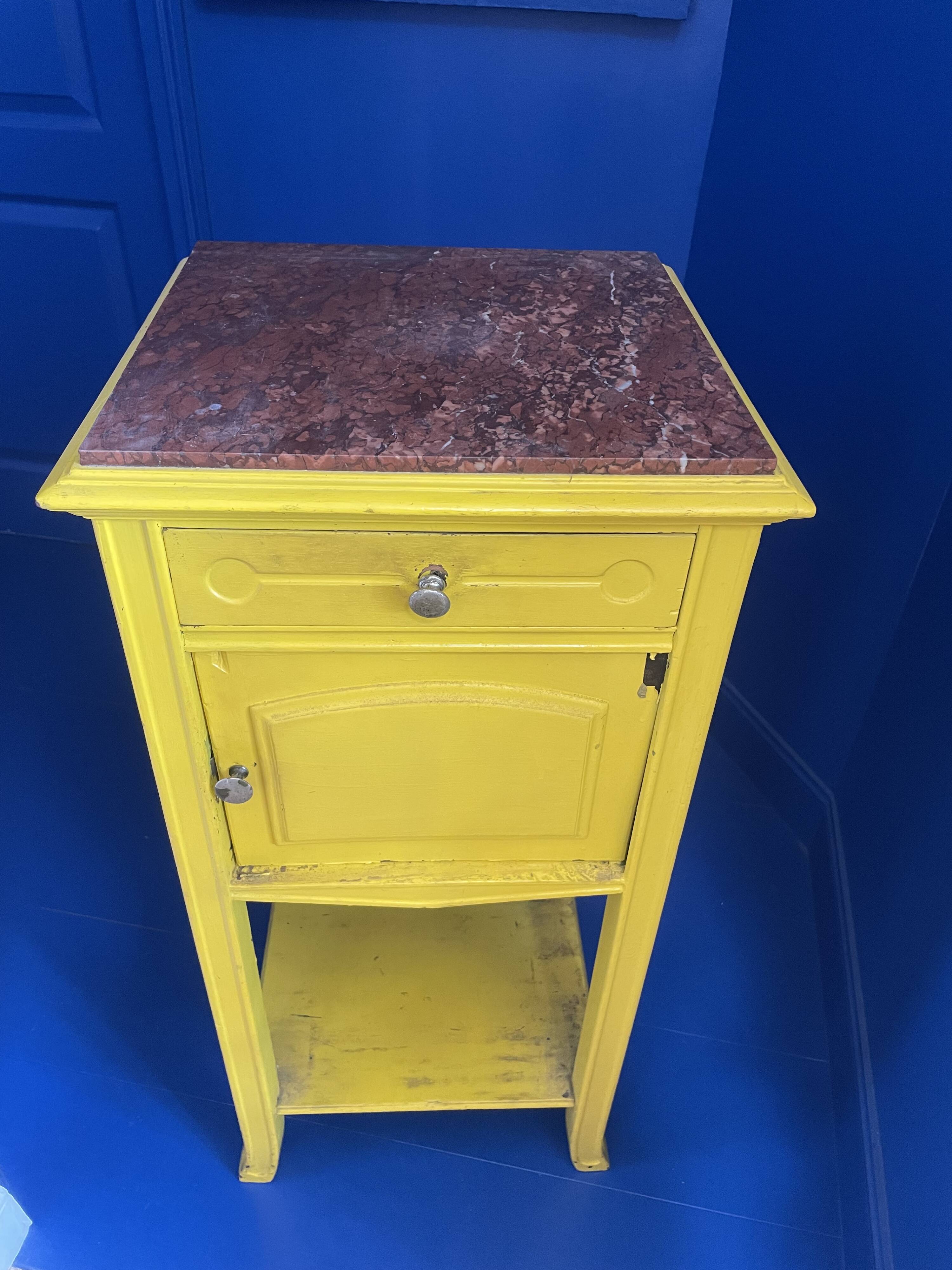 Revamped antique bedside table/side table/accent furniture