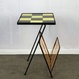 Table d'appoint porte-journaux  1960