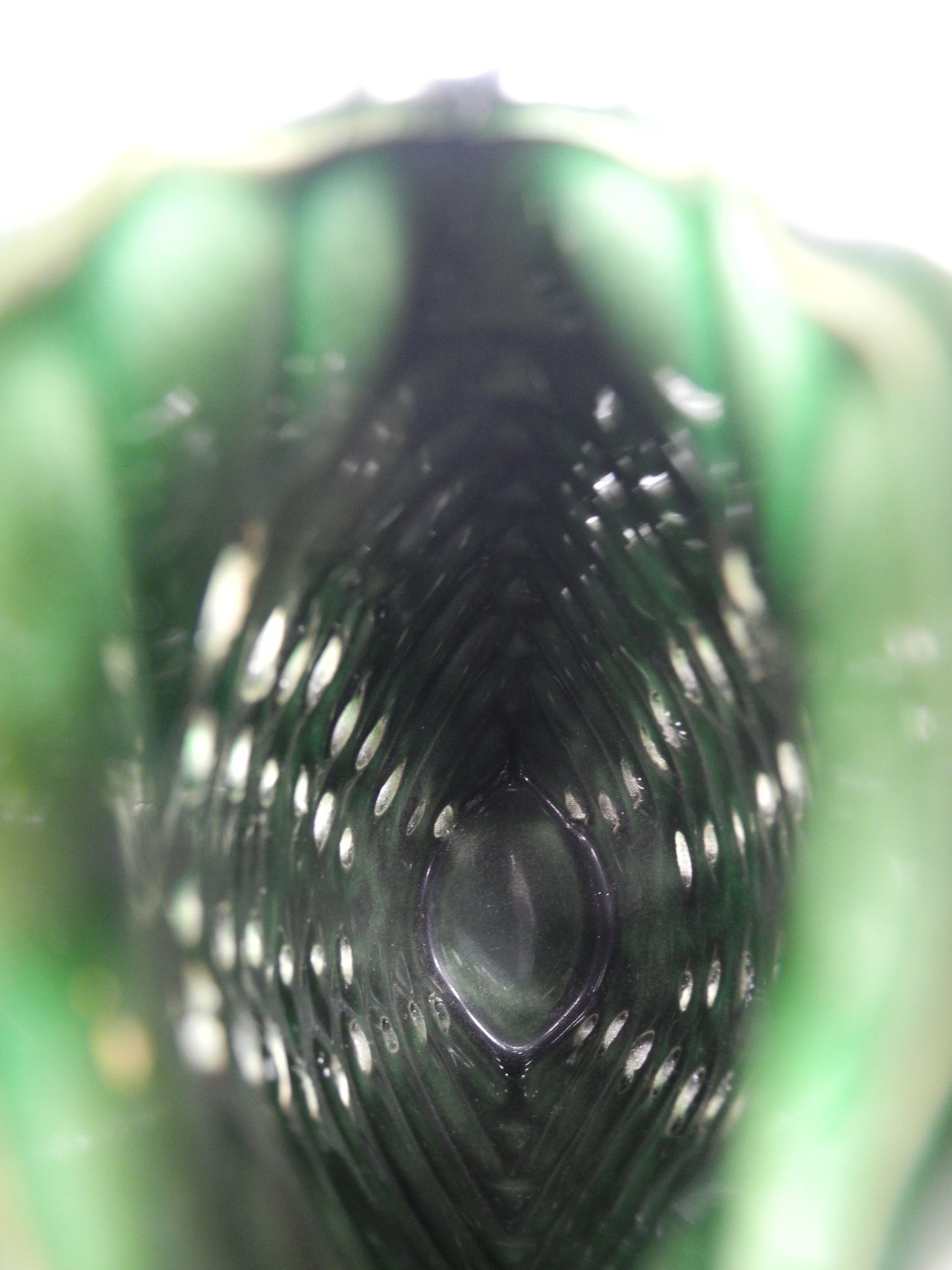 Vase imitation feuille