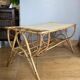 Vintage wicker rattan coffee table from the 1960s/70s (delivery possible)