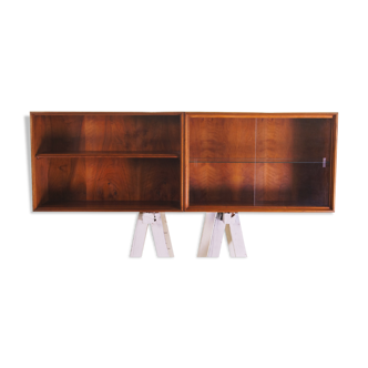 Rudolf Glatzel for Fristho - Walnut Wall cabinet - 1956