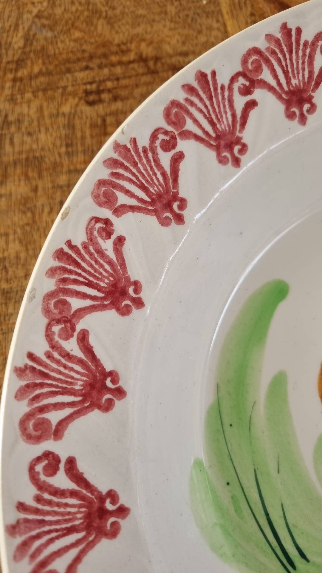 Ceramic plate Moulin des Loups