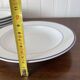Set of 5 deep porcelain plates from Italy.