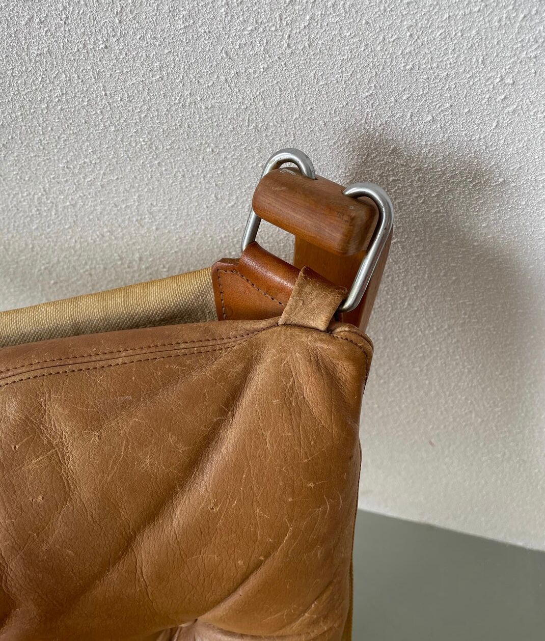 Vintage Falcon chair leather