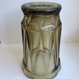 Smoked glass vase 60s-70s