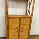 Rattan shelf 2 doors