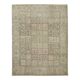 Handmade oriental 1980s 303 cm x 368 cm beige wool carpet