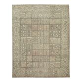 Tapis fait main oriental 1980s 303 cm x 368 cm beige laine