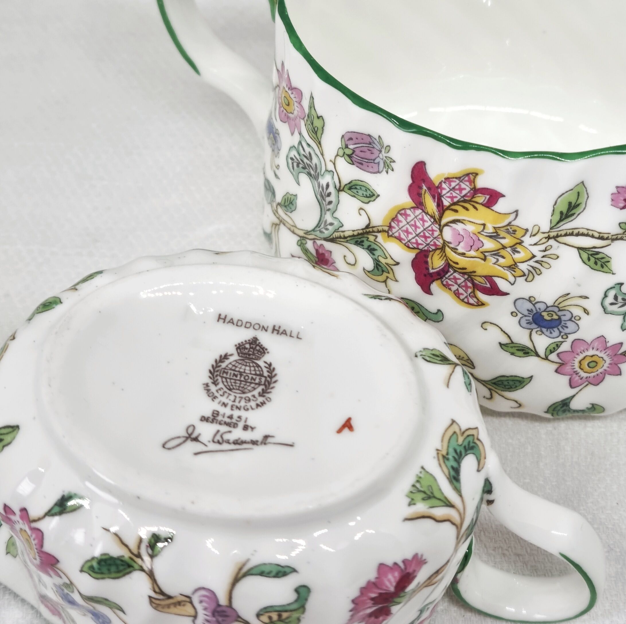 Set of 2 jars Minton Haddon Hall