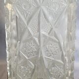 Crystal vase and bronze mount