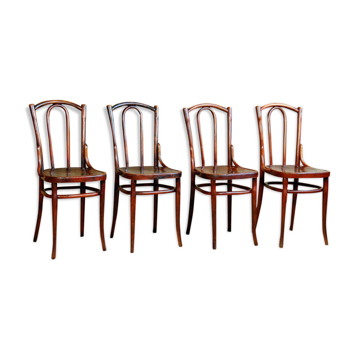 4 chairs Bistro Viennese J & J Kohn early 20th
