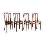 4 chairs Bistro Viennese J & J Kohn early 20th