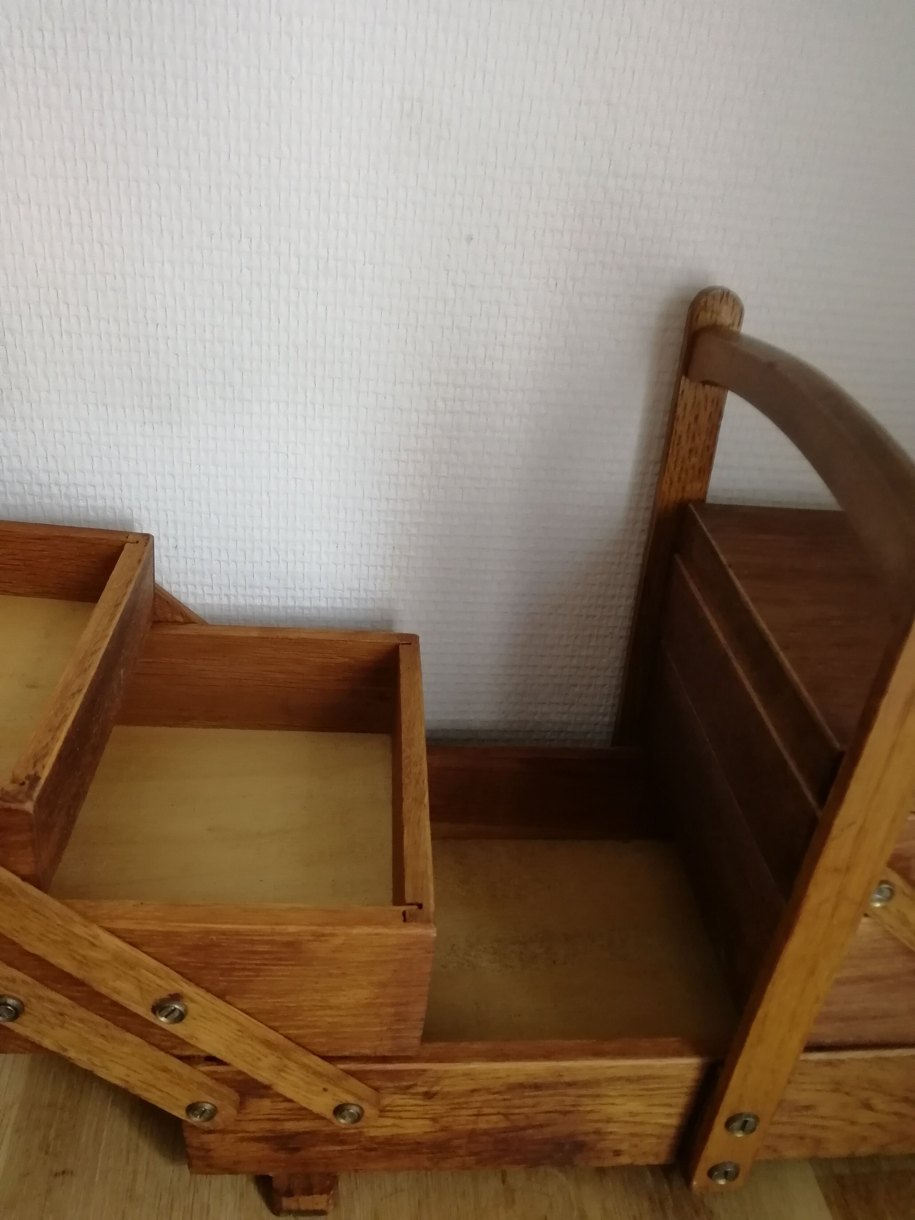 Little sewing worker