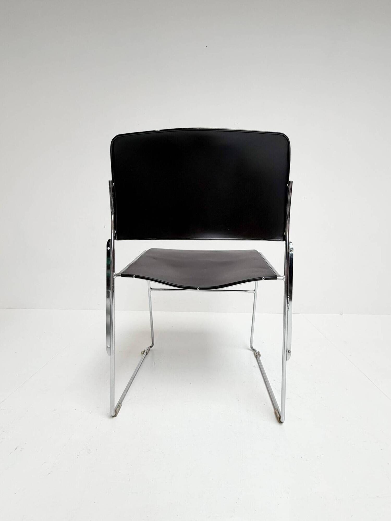 Set of 6 stacking chairs by David Rowland for HOWE, 1968